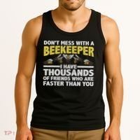Beekeeper Art Women Beekeeping Honeybee Beehive Lover Tank Top thumb 3