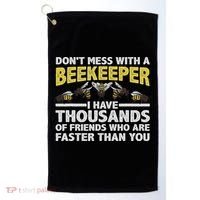 Beekeeper Art Women Beekeeping Honeybee Beehive Lover Golf Towel thumb 0