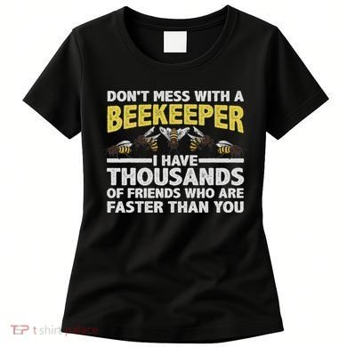 Beekeeper Art Women Beekeeping Honeybee Beehive Lover Women's T-Shirt