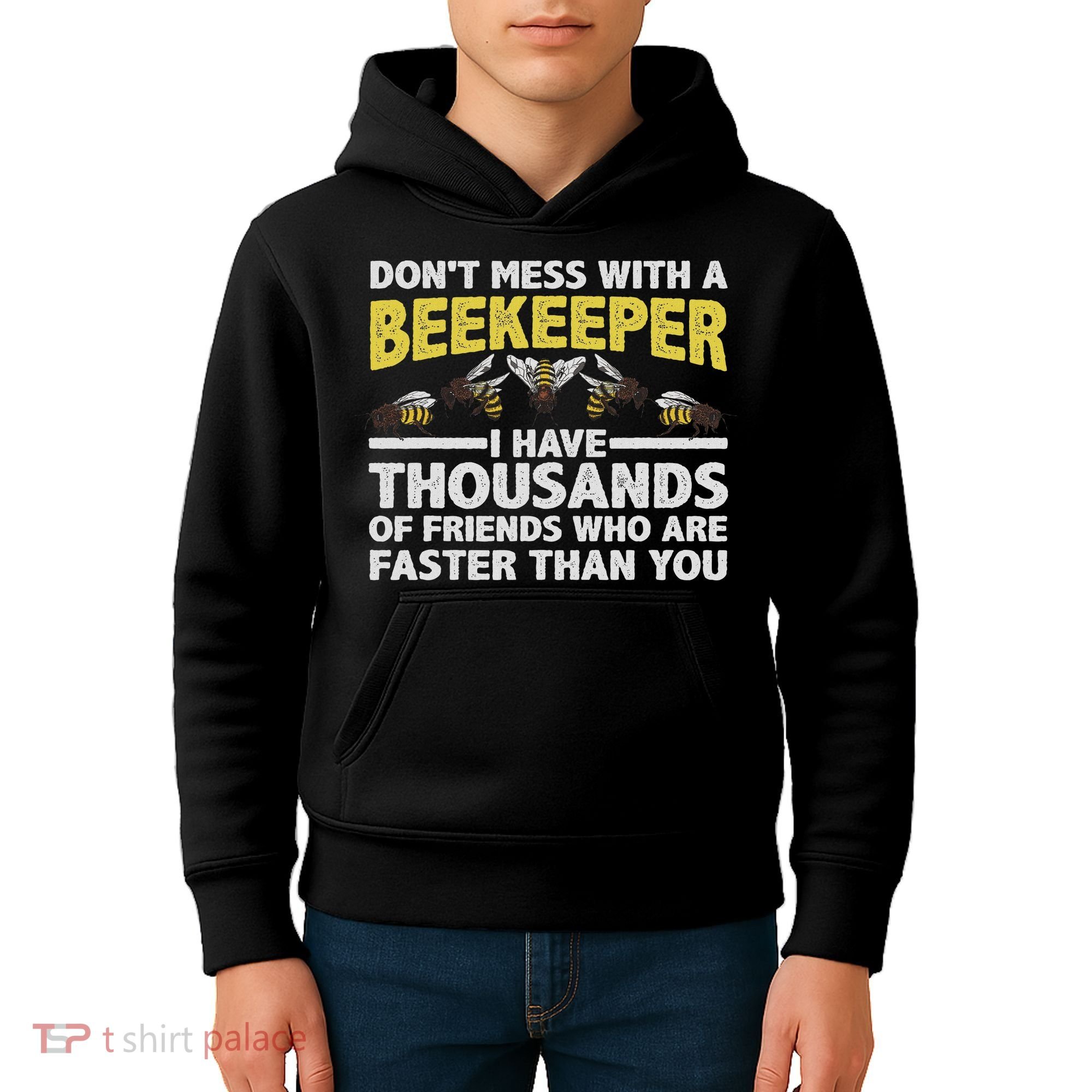 Beekeeper Art Women Beekeeping Honeybee Beehive Lover Kids Hoodie
