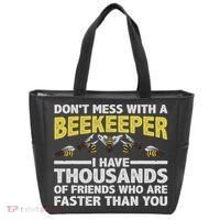 Beekeeper Art Women Beekeeping Honeybee Beehive Lover Tote Bag thumb 0