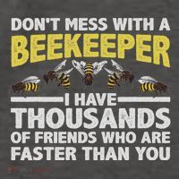 Beekeeper Art Women Beekeeping Honeybee Beehive Lover Vector Backpack thumb 2