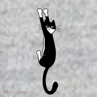 Black And White Cat Hanging On Funny Tuxedo Cat Lovers Kids Sweatshirt thumb 2
