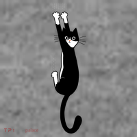 Black And White Cat Hanging On Funny Tuxedo Cat Lovers Toddler Hoodie thumb 2