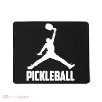 Black And White Pickleball Sports Logo Mousepad thumb 0