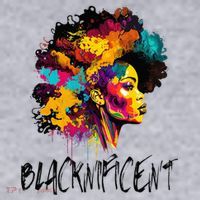 Blacknificent Afro Woman African American Melanin BLM Gift Women's Sweatshirt thumb 2
