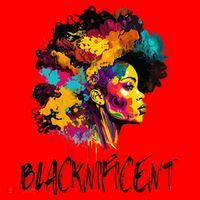 Blacknificent Afro Woman African American Melanin BLM Gift Santa Hat thumb 1