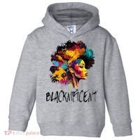 Blacknificent Afro Woman African American Melanin BLM Gift Toddler Hoodie thumb 0