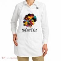 Blacknificent Afro Woman African American Melanin BLM Gift Apron thumb 2