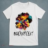 Blacknificent Afro Woman African American Melanin BLM Gift T-Shirt thumb 5