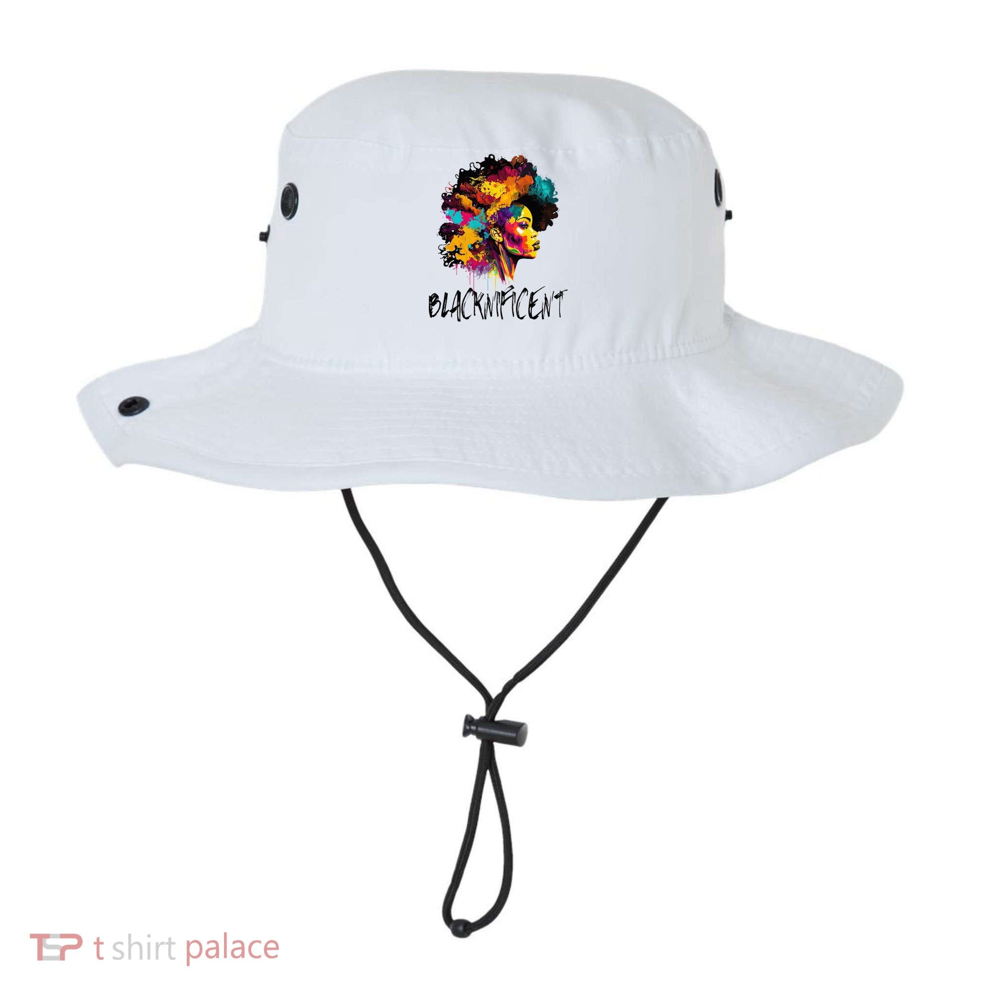 Blacknificent Afro Woman African American Melanin BLM Gift Bucket Hat