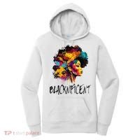 Blacknificent Afro Woman African American Melanin BLM Gift Women's Hoodie thumb 0