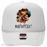 Blacknificent Afro Woman African American Melanin BLM Gift Hat thumb 0