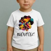 Blacknificent Afro Woman African American Melanin BLM Gift Toddler T-Shirt thumb 2