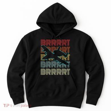 BRRRRT A-10 Warthog Vintage Retro Style Hoodie