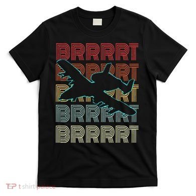 BRRRRT A-10 Warthog Vintage Retro Style T-Shirt