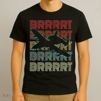 BRRRRT A-10 Warthog Vintage Retro Style T-Shirt thumb 3