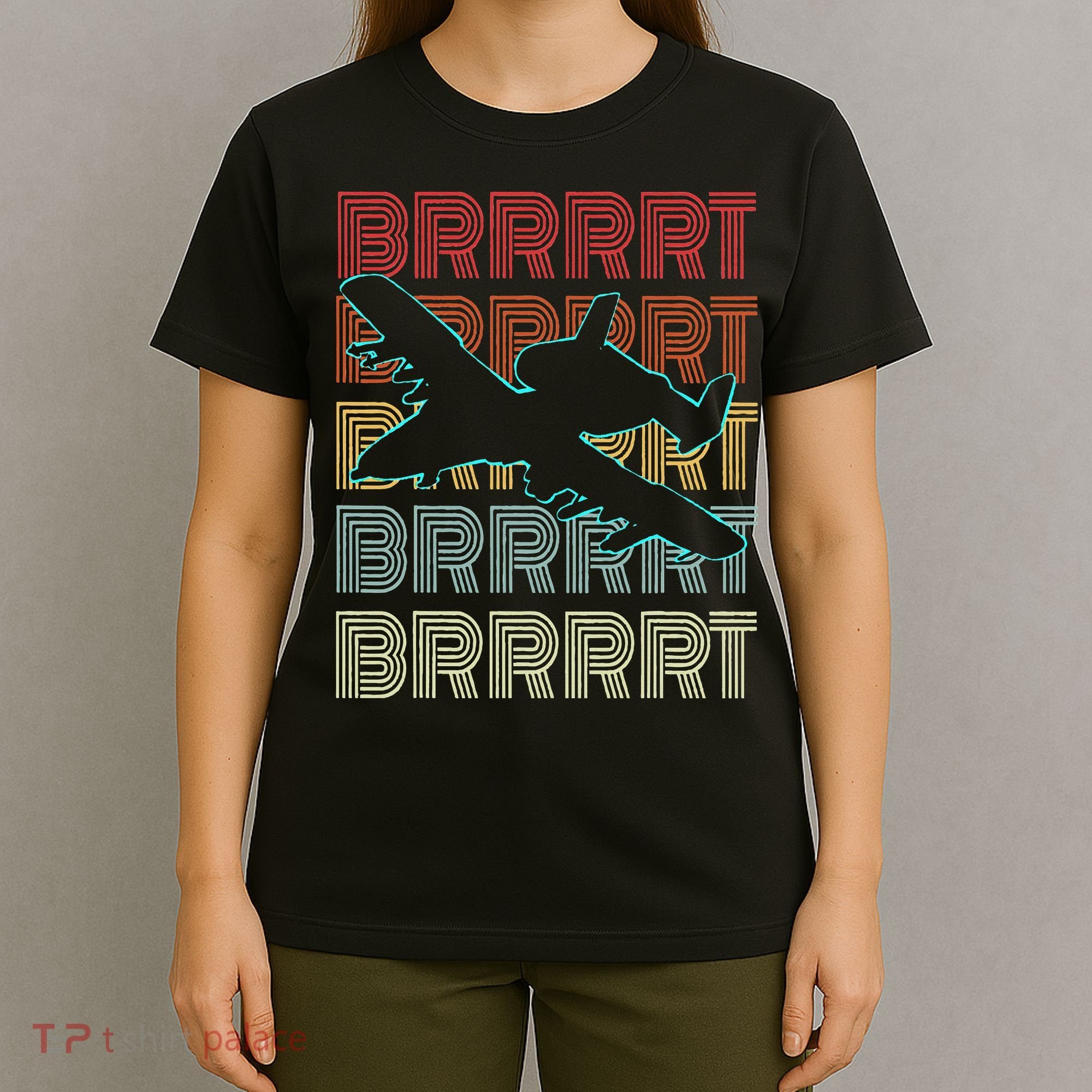 BRRRRT A-10 Warthog Vintage Retro Style T-Shirt