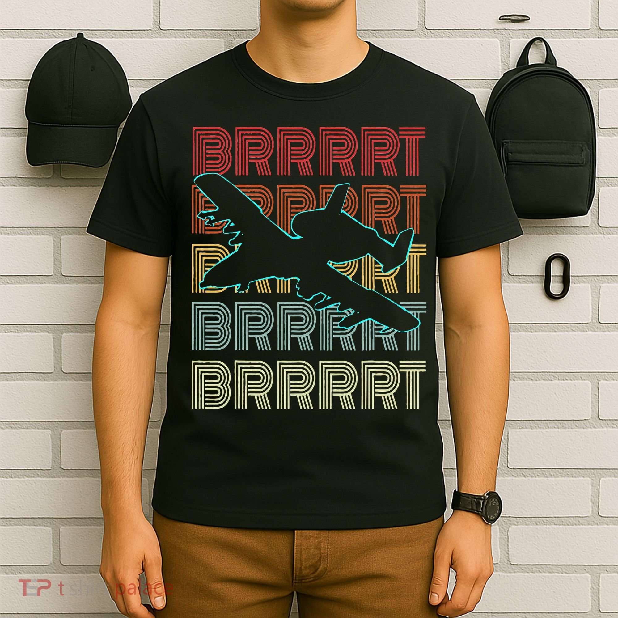 BRRRRT A-10 Warthog Vintage Retro Style T-Shirt