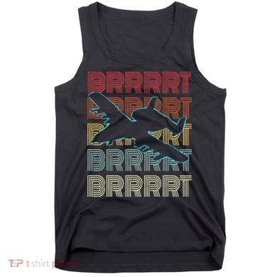 BRRRRT A-10 Warthog Vintage Retro Style Tank Top