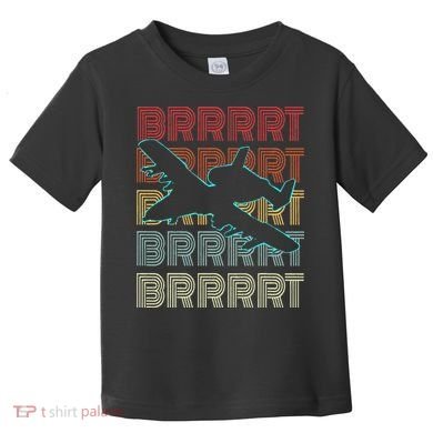 BRRRRT A-10 Warthog Vintage Retro Style Toddler T-Shirt