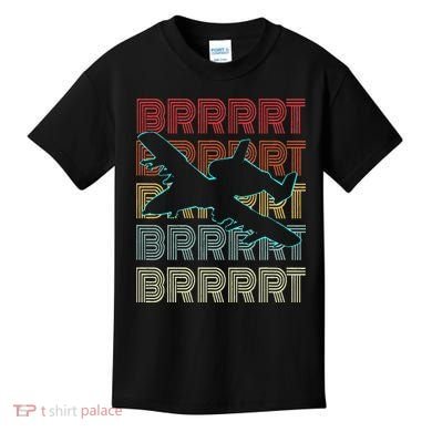 BRRRRT A-10 Warthog Vintage Retro Style Kids T-Shirt