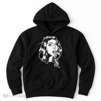 Black And White Tentacle Girl Octopus Hoodie thumb 0