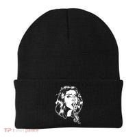 Black And White Tentacle Girl Octopus Beanie thumb 0
