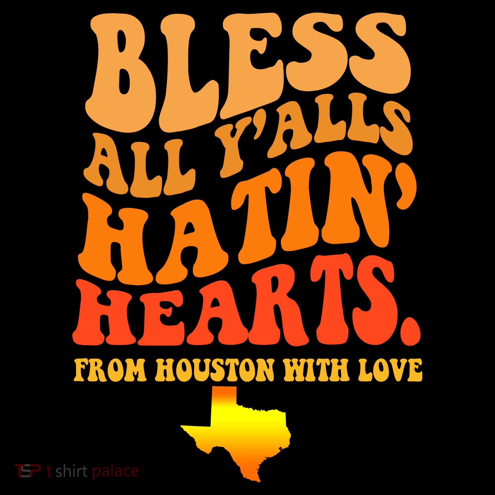 Bless All Yalls Hatin Hearts From Houston With Love Funny Coffee Mug