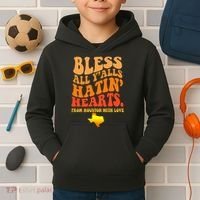 Bless All Yalls Hatin Hearts From Houston With Love Funny Kids Hoodie thumb 2