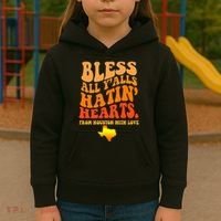 Bless All Yalls Hatin Hearts From Houston With Love Funny Kids Hoodie thumb 3