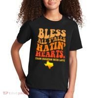 Bless All Yalls Hatin Hearts From Houston With Love Funny Kids T-Shirt thumb 2