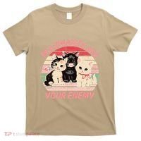 Billionaires Are Your Enemy Cat Vintage T-Shirt thumb 0