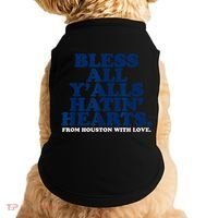 Bless All Y'alls Hatin' Hearts Classic Hate Us Houston Doggie Tank thumb 0