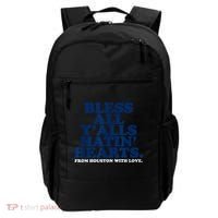 Bless All Y'alls Hatin' Hearts Classic Hate Us Houston Backpack thumb 0