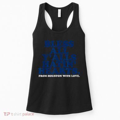 Bless All Y'alls Hatin' Hearts Classic Hate Us Houston Women's Tank Top
