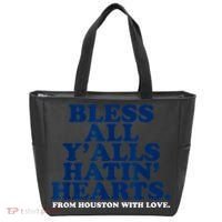 Bless All Y'alls Hatin' Hearts Classic Hate Us Houston Tote Bag thumb 0