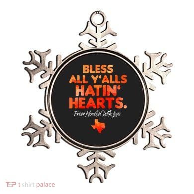Bless All Y'alls Hatin' Hearts Houston With Love baseball Ornament