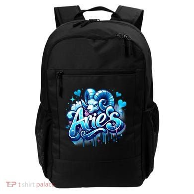 Blue Aries Zodiac Star Sign Backpack