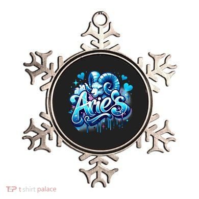 Blue Aries Zodiac Star Sign Ornament
