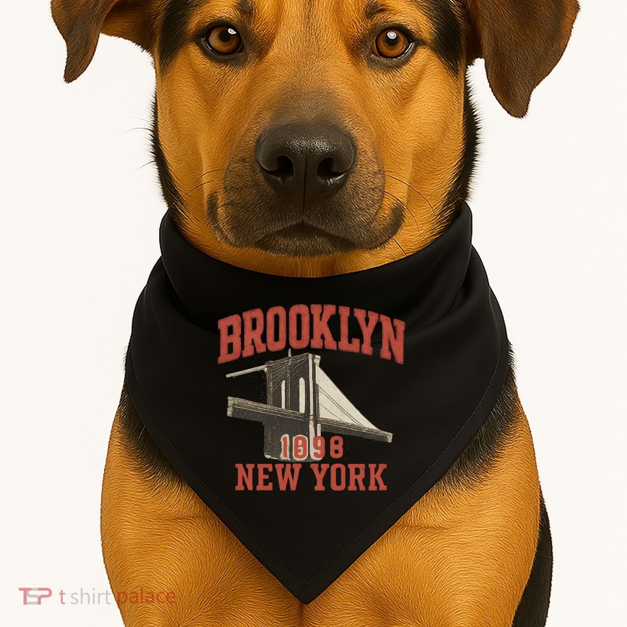 Brooklyn Bridge 1996 New York USA-Made Doggie Bandana