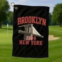 Brooklyn Bridge 1996 New York Golf Towel thumb 1