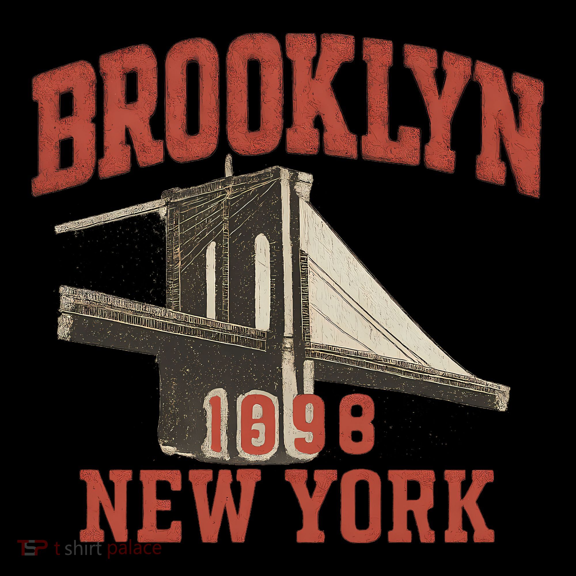 Brooklyn Bridge 1996 New York Toddler T-Shirt