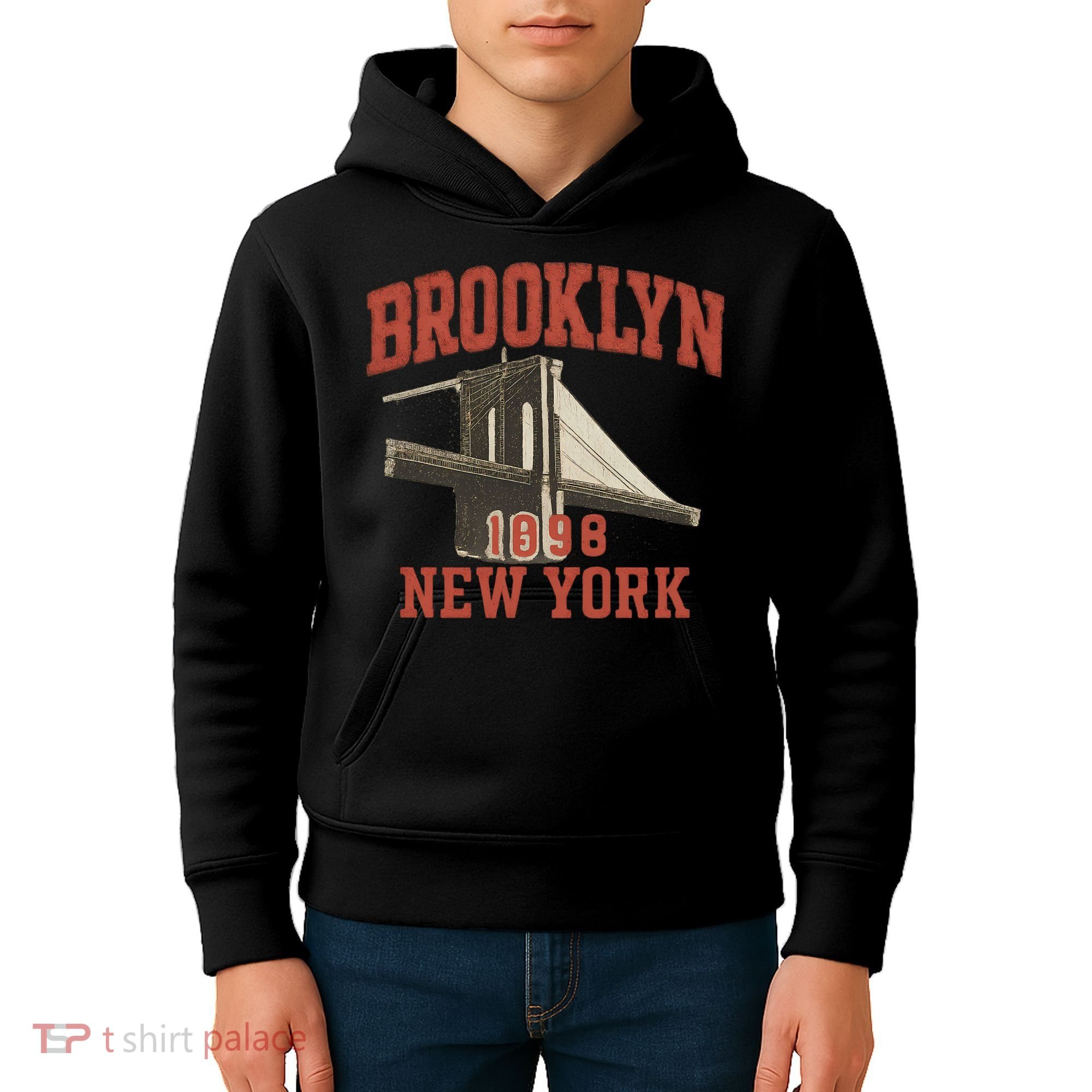 Brooklyn Bridge 1996 New York Kids Hoodie
