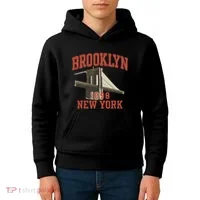 Brooklyn Bridge 1996 New York Kids Hoodie thumb 4