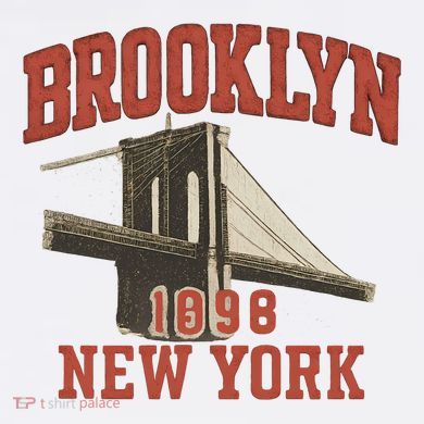 Brooklyn Bridge 1996 New York Garment-Dyed Sweatshirt