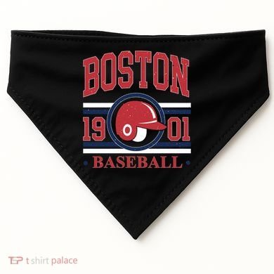 Boston Baseball 1901 Team Supporter USA-Made Doggie Bandana