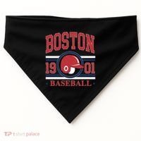 Boston Baseball 1901 Team Supporter USA-Made Doggie Bandana thumb 0