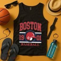 Boston Baseball 1901 Team Supporter Tank Top thumb 4