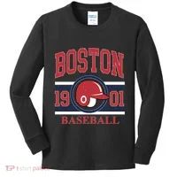 Boston Baseball 1901 Team Supporter Kids Long Sleeve Shirt thumb 0